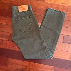 Levi's 501 Green Jeans Classic Style 31/34 never worn